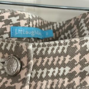 Lexi Jean pink, white and tan plaid. Size 0